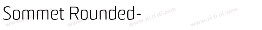 Sommet Rounded字体转换